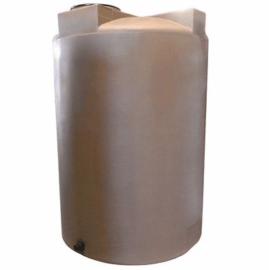 1150 Gallon Plastic Rain Water Storage Tank | Rainwater Harvesting |  Dimensions: 63" Diameter x 90" Height 