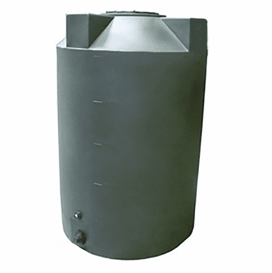 125 Gallon Plastic Rain Water Storage Tank | Rainwater Harvesting | 30" Diameter x 50" Height 