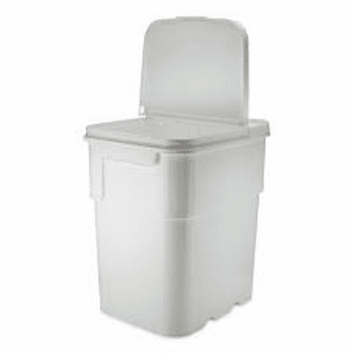 13 gal.Square Ez Stor Bucket Pail and lid,  Recessed handle and Lid | Included Reclosable Lid