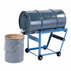 15 Gallon Drum Cradle | Drum Cradle With 3 Inch Polyolefin Wheels | <font color="red"> Free Ship</font>