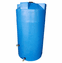 150 Gallon  Emergency Water Storage Tank | Plastic Water Storage Storage | 30" Diameter x 58" Height-Light Blue