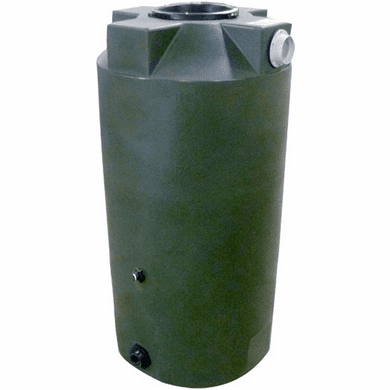 150 Gallon Plastic Water Storage Tank | Long-Term Water Storage | 30" Diameter x 58" Height