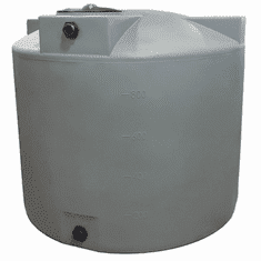 1500 Gallon Plastic Water Storage Tank | Long-Term Water Storage |  Dimensions: 93" Diameter x 63" Height
