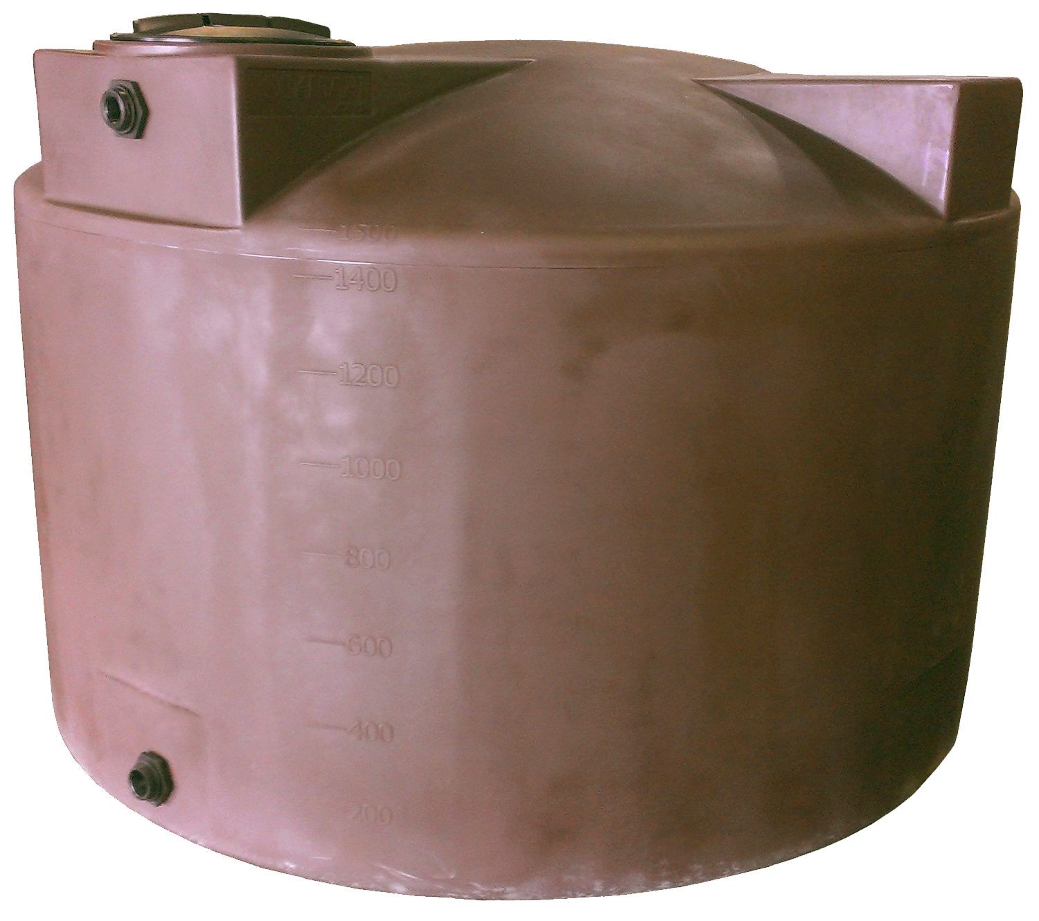 1500 Gallon Plastic Water Storage Tank LongTerm Water Storage Dimensions 93" Diameter x 63