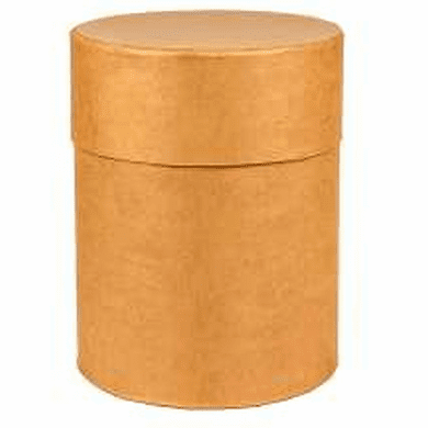 16 1/2 Gallon Round All-Fiber Cardboard Drums with Fiber Lid