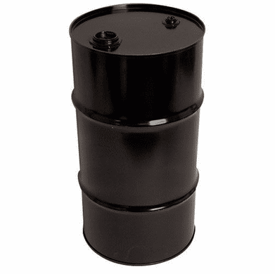 16 Gal Closed-Top Steel Drum-Black-Rust Inhibitor Lining