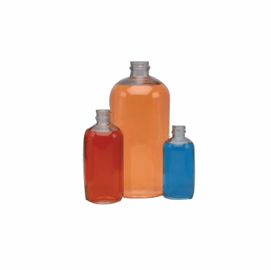 16 oz Boston Round Glass Bottles, Case of 12