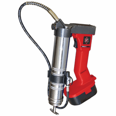 19 Volt battery-operated grease gun with chargers, 2 batteries & case, 3 Pack