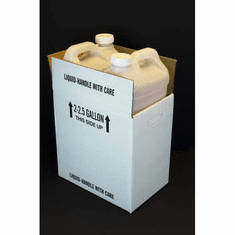 2 5 Gallon F Style Polyethylene Bottles with Shipping Boxes,2 Pack