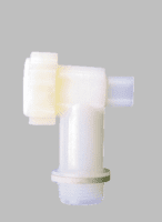 2" FAUCET WITH OFFSET KNOB POLYETHYLENE DISCONTINUED