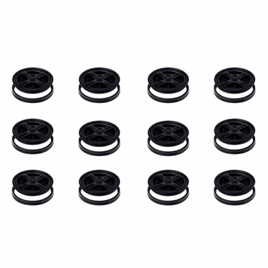 2 Gallon Black Gamma Seal Lid-12 Pack  Discontinued