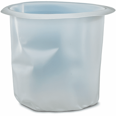 2 Gallon Plastic Bucket Liner – Tapered HDPE, 10 mil, 100-Pack