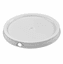 2 Gallon Plastic Bucket or Pail Lid, 6 Pack Case