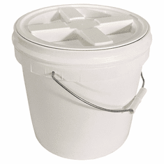 2 Gallon White Bucket With Gamma Seal Lid <br><font color="red">Free Shipping </font>