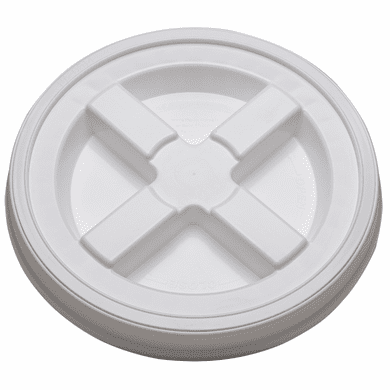 2 Gallon White Gamma Seal Lid- 3 Pk | <br><font color="red">Free Shipping </font>