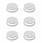 2 Gallon White Gamma Seal Lid-6 Pack | <br><font color="red">Free Shipping </font>