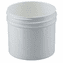2 oz Polypropylene Wide Mouth Jars, 637 Case Pack - FDA Compliant, White with 53-400 Cap