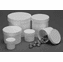 2 oz Polypropylene Wide Mouth Jars, 637 Case Pack - FDA Compliant, White with 53-400 Cap
