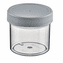 2 oz Polystyrene Wide Mouth Jars Clear Color,1,000 Pack Case