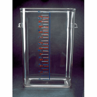 2 Quart Polyethylene Rubbermaid Square Food Storage Containers