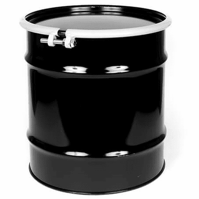 20 Gal Steel Drum Open-head-black Rust Inhibitor interior