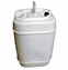 20 Liter Rectangular Closed-Head Plastic Jugs,Screw Cap,White