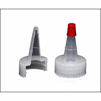 24-400  Dispensing Caps,Yorker Spout, Red Top,Size 28-400,1,000 Pack