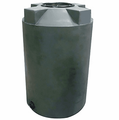 250 Gallon Plastic Rain Water Storage Tank | Rainwater Harvesting | 36" Diameter x 67" Height 
