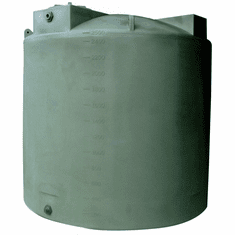 2500 Gallon Plastic Water Storage Tank | Long-Term Water Storage |  Dimensions: 96" Diameter x 95" Height