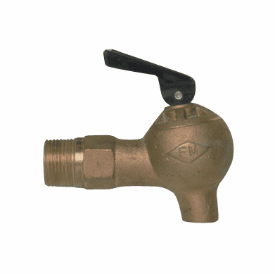 3/4" Brass Safety Justrite Lab Faucet