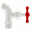 3/4" Single Sink Faucet MIPT x MGHT  | White Color | FDA Approved ABS Material