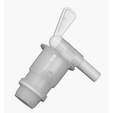3/4" US Pipe Thread Narrow Spout Plastic Faucets,6 Pack