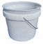 3.5 Gallon Natural Plastic Buckets & Pails � Food-Grade HDPE - 3 Pack