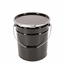 3 gallon pail w/lever lock ring/cover Rust-Inhibitor Lining,Black