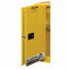 30 Gal 44x43x18, Self-Close Justrite Flammable Liquid Storage Cabinet | Self Closing Sliding Door