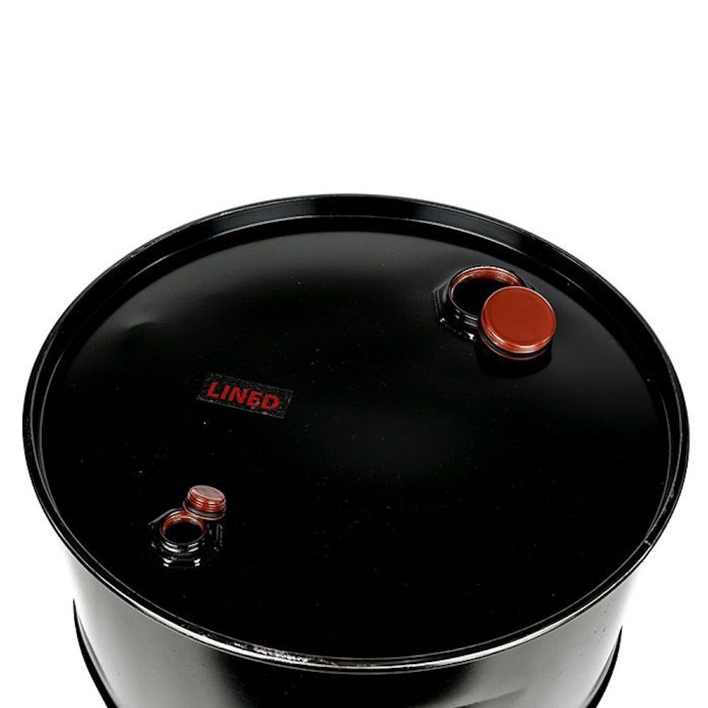 30 Gal ClosedTop Steel DrumBlackEPOXYPHENOLIC LINING