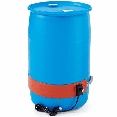 30 Gallon (114 Liter) Heavy Duty Silicone Rubber Pail Heater 240v 250w 160°F | No Plug - CSA Approved <br><font color="#008000" >Free Shipping</font>