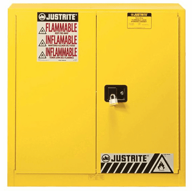 30 Gallon 35x36x24, Justrite  Manual Flammable Storage Cabinet