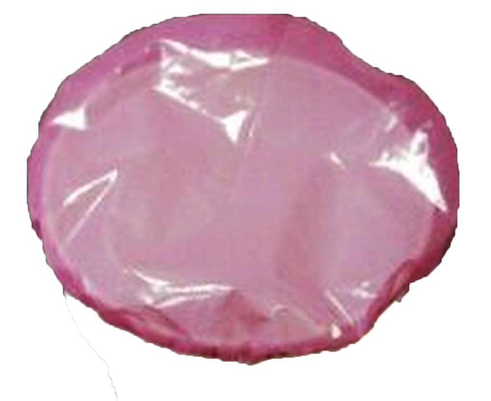 30 Gallon, AntiStatic, Shower Cap Barrel & Drum Cover, Pink, 4 mil