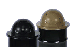 30 Gallon Metal Dome Top Drum Covers