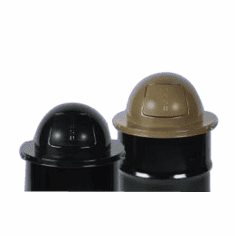  30 Gallon Heavy Metal Dome Top Barrel & Drum Covers