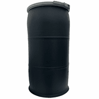 35 Gallon New Open Top Black Barrel<br><font color="red">Free Shipping </font>