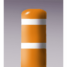 4.5inch I.D.x 52 inch H Post Bollard Orange sleeve