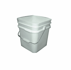 4 Gallon IPL Industrial Series Square Metal Handle Bucket, 440 Cs Pk