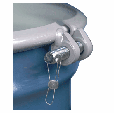 5/16 inch Plain Seal 8inch Wire Dependable Lead Drum Seals-1,000 Pack