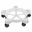 5-6 Gallon Chemical Resistant Multi Use Pail Dolly White