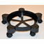 5-6 Gallon Multi-Use Pail Black ABS Dolly