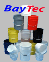 5 GAL PLASTIC PAIL-COLORS