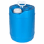 5 Gal Round HDPE Plastic Jug | blue | with screw cap