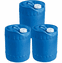 <b>5 Gallon Round HDPE Plastic Jug  3 Pack<br>UN Rated | Molded Handle</b><br><font color="red" >Free Shipping</font>